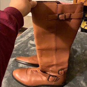 Sam Edelman Brown Leather Boots Size 9.5